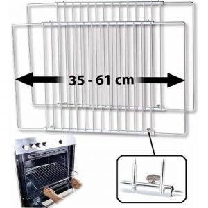 Rosenstein & Sohne 2 grilles de four universelles ajustables