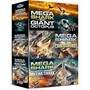Image de Coffret mega shark : Mega Shark vs Giant Octopus - Mega Shark Vs Crocosaurus - Mega Shark Vs Mecha Shark [DVD]