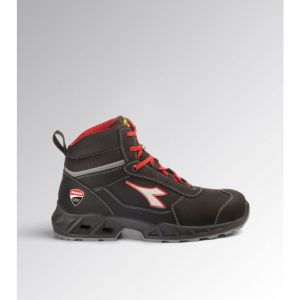 Diadora Chaussure de sécurité haute Ducati Shark Engine S3S - T.44 - Noir/Rouge - 701.181227-C1462 T.44