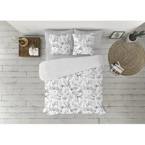 SANS Parure de lit Pierre Cardin Fany Grise - Lit 180 cm - 3 pièces