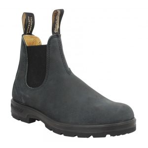 Blundstone Classic 587, Bottes Chelsea Mixte Adulte, Noir Rustic Black, 35.5 EU