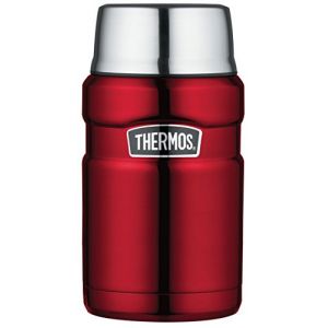 Image de Thermos King en acier inoxydable alimentaire 710 ml, Acier inoxydable, Rouge cranberry, 710ml