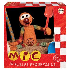 Educa 4 Puzzles progressifs MIC - 6-9-12-16 pièces