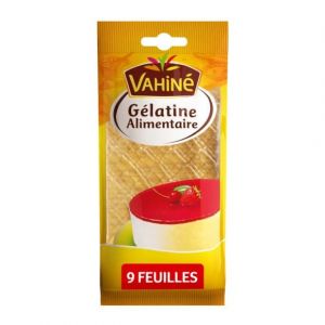 Image de Vahiné 9 Feuilles de gélatine alimentaire 17 g