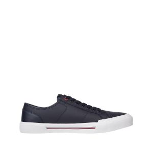 Tommy Hilfiger Tennis basses en cuir Bleu - Couleur Bleu - Taille 40