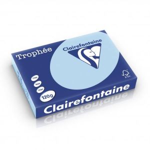 Clairefontaine 1213C - Ramette de 250 feuilles de papier Trophée bleu vif, A4, 120 g/m²