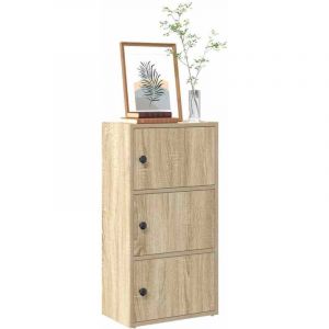 VidaXL Bibliothèque chêne sonoma 40x24x77 cm bois d'ingénierie