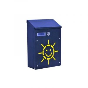 Blinky 27298-20 Sole Boîte à lettres en acier, 21 x 8,5 x 30 cm, noir