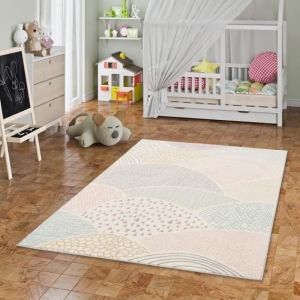 Tapis enfant fantaisie multicolore 80x150 cm