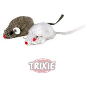 Image de Trixie 2 Souris en peluche pour chats