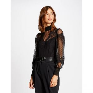 Morgan Body en dentelle - Noir