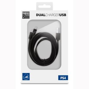 Bigben Câble Dual USB pour PS4