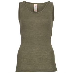 Engel D&eacute;bardeur en laine et soie pour femme 3 couleurs, olive, 48/50 FR