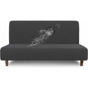 Housse de futon Extensible sans accoudoirs, Housse de canapé Pliante réglable