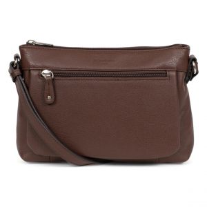 Hexagona Sac Bandouliere Confort - Couleur Unique - Taille Marron