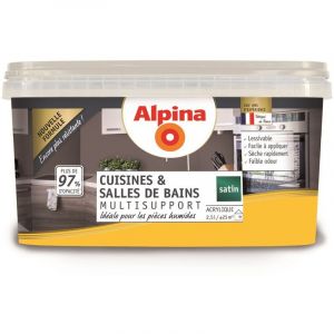 Image de Alpina Peinture Cuisines et Salles de bains 2,5L - Couleur:Curry Aspect:Satin