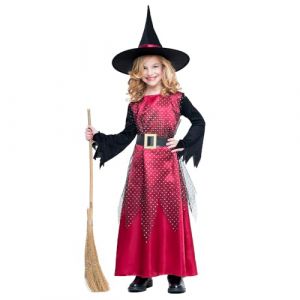 Ruedelafete Costume Sorcière rouge (10-12 ans)