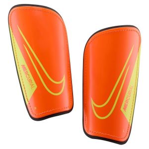 Nike Prot&egrave;ge-Tibias Mercurial Hard Shell Max Voltage - Orange/Noir/Jaune Fluo, pointure X-Small/130-140cm - ['Orange'] - Taille X-Small/130-140cm
