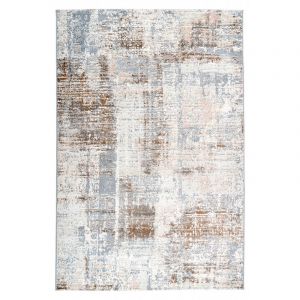 Image de Deladeco Tapis ray&eacute; moderne &agrave; courtes m&egrave;ches rectangle Impiano 160x230