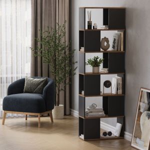 S&eacute;paration de pi&egrave;ce Eneos, Anthracite/ch&ecirc;ne dor&eacute;, 60x186cm, Vicco