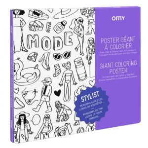Omy Poster &agrave; colorier - stylist