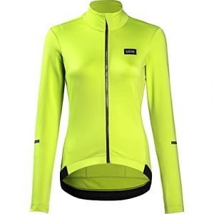 Gore Wear Maillot manches longues femme progress thermo jaune fluo 38