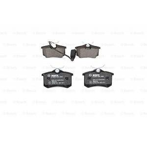 Bosch Jeu de 4 plaquettes de frein arrière VOLKSWAGEN SHARAN, SEAT ALHAMBRA (0300 986 494 599)