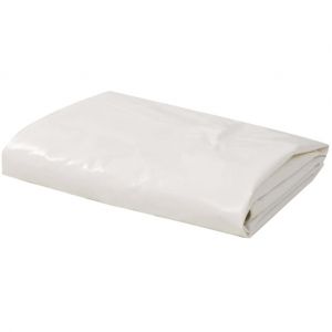 VidaXL Bâche 650 g / m² 4 x 5 m Blanc