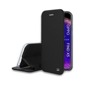 Ibroz Etui Oppo Find X5 Etui Cuir Noir