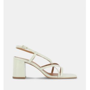 Jonak Sandales à talons Verlaine en cuir Beige - Couleur Beige - Taille 39