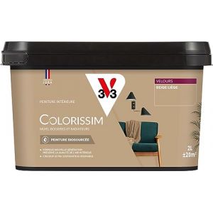 V33 Peinture multi-supports Colorissim Beige liège Velours 2L