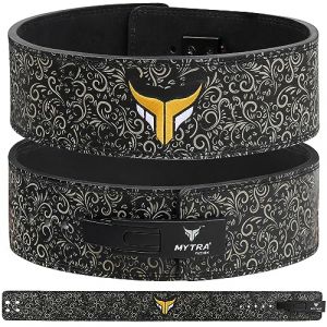 Image de MYTRA FUSION Ceinture Musculation avec boucle Musculation Gym, Fitness, Powerlifting, Deadlift, Squat, Ceinture de force TAILLE L