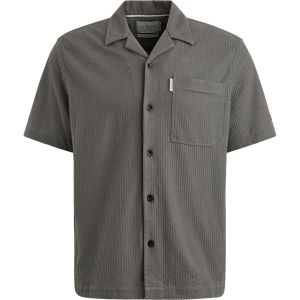 Chemise &agrave; manches courtes Cast Iron Jersey Structure Marron Taupe Gris taille XXL