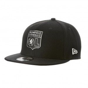 Image de Olympique lyonnais Casquette Snapback Adulte New Era x Noire - Taille 3 - S/M