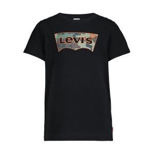 Levi's Kids T-shirt Garçon -Lvb Short Slv Graphic Te Shirt Black 10 ans