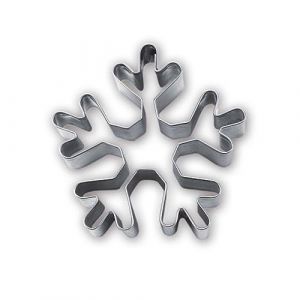 Staedter Emporte-pièce en Forme de Flocon de Neige, Argent, 6 cm