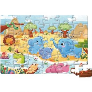 DOHE Educa Puzzle progressif pièces, 65009, Monde Animal, 36 Piezas