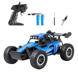 Great-JUNAMT Voiture telecommandee RC Voitures 1:16 Tout-Terrain Monster Truck Phares a LED, Jouet de Voiture RC 20 kmh Cadeau pour