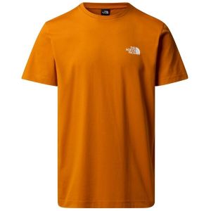 The North Face T-shirt NF0A87NG M SS SIMPLE DOME-BRO1 AGATE ORANGE