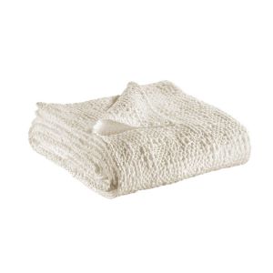 Vivaraise Jete en coton craie 180 x 260
