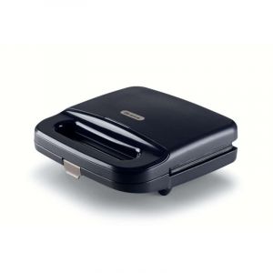 Ariete Machine &agrave; sandwich 1971 pour petit-d&eacute;jeuner, plaque &agrave; pain &eacute;lectrique 750 W, gris fonc&eacute;