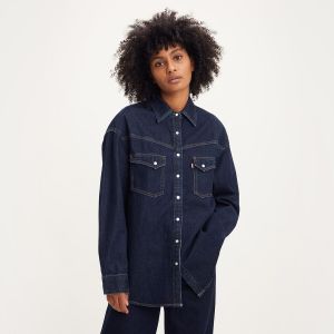 Levi's Chemisier oversized col pointu Indigo Rinse - Taille L;M;S;XS
