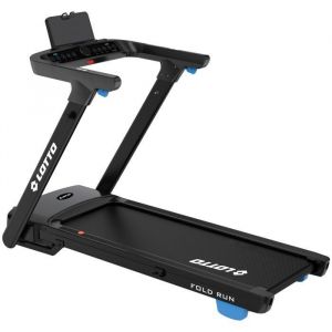Lotto Tapis de course &eacute;lectrique Fold Run, 100% pliable,3HP, Max 120kg,Inclinaison automatique,Computer LED,1-14 km/h,120x42 cm