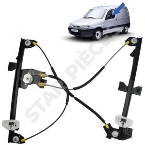 Lève vitre pour Berlingo 1 et Peugeot Partner 1 (1996-2008) avant gauche (côté conducteur)