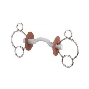 Mors 3 anneaux pour cheval à olives Beris