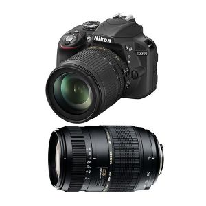Nikon D3300 (avec 2 objectifs 18-105mm et Tamron 70-300mm)