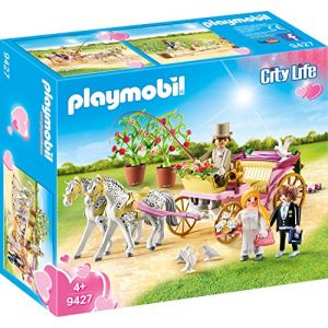 Image de Playmobil 9427 - City Life : Carrosse et couple de mariés