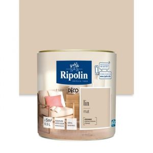 Image de Ripolin Peinture murale toutes pièces - Lin Mat, 0,5L