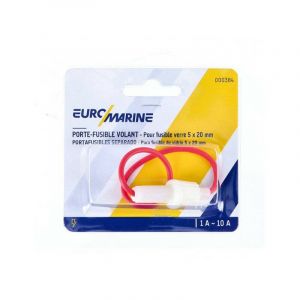 Euromarine Porte fusible volant pour fusible verre - 5 x 20
