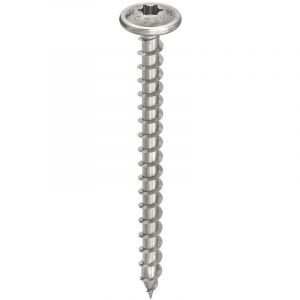 Heco Vis -Topix-Plus Inox - Ø6x70mm - Tête Ronde large - Filetage Total - T30 - Boite de 100 - 61815